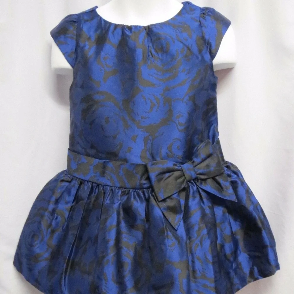 NWT‎ Gymboree Holiday Occasion Dress Royal Blue 18m